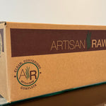 Hypoallergenic meal box, 25 lbs, featuring a brown and cream design with the Artisan Raw logo on the side.